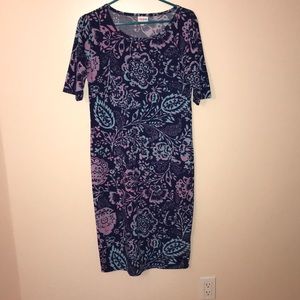 LulaRoe Julia dress- size large- never worn